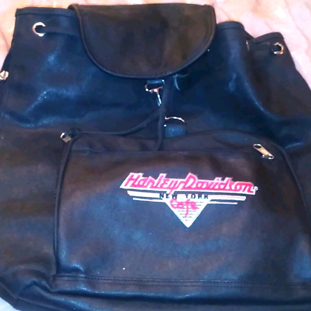 Vintage Harley D. Cafe backpack